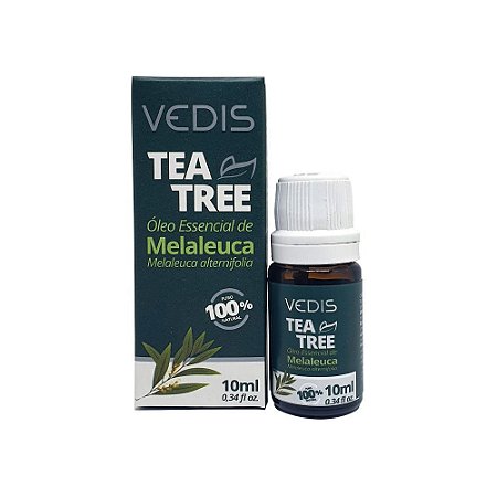 Óleo Essencial De Melaleuca Tea Tree 10ml - Vedis