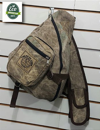 Mochila transversal de lona Clearance