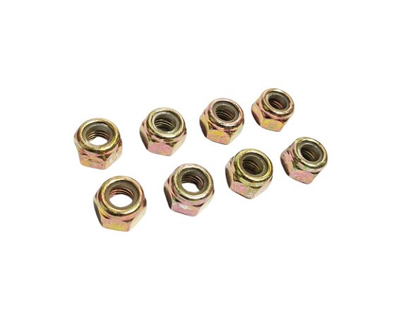 Porca Parlock 7mm - Kit com 8