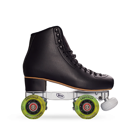 Patins Xtreme Preto c/ Roda Verde e Amarelo