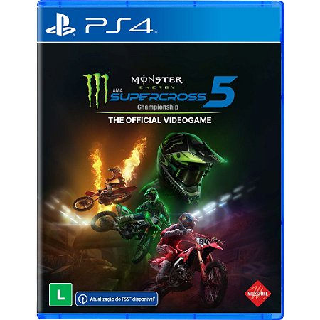 Monster Energy Supercross 5 The Official Videogame PS4