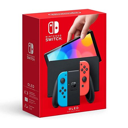 Console Nintendo Switch OLED 64gb Neon Blue Red