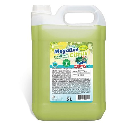 Desinfetante Megaline Citrus 5L