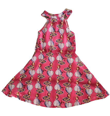 Vestido Temático Menina Sofia