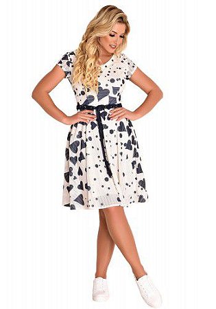 Vestido Malha Canelada  Fascinius