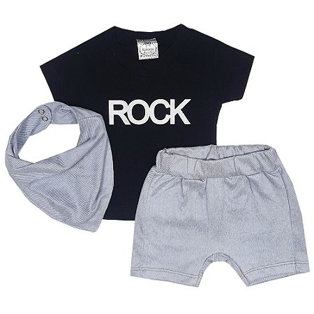 Conjunto Bebê Rock Jeans