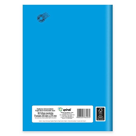 Caderno Azul 96 Folhas