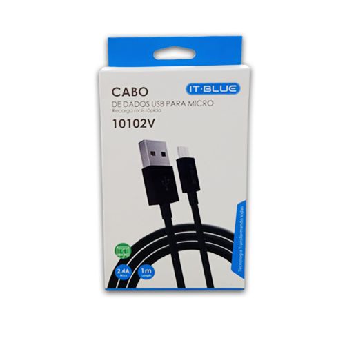 Cabo de Dados USB para Micro usb V8 It-Blue