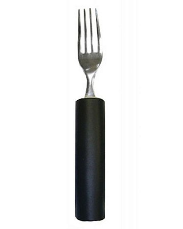 Garfo Reto de Metal com Engrossador