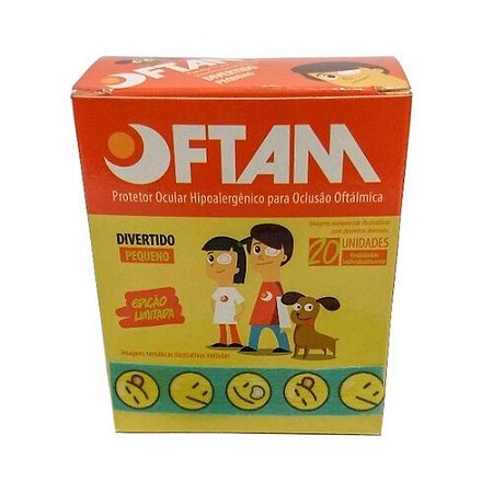 Protetor Ocular Pequeno Divertido - Oftam