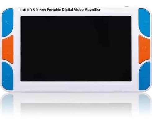 Lupa Eletrônica Portátil - Tela 5,0 Hd Color Saída Hdmi Tv