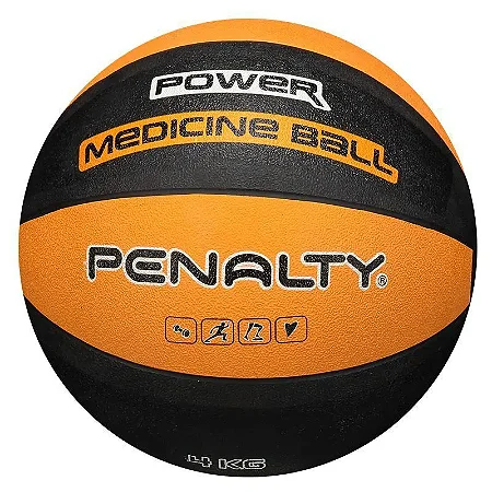 Bola Medicinal Matrizada Penalty com Peso de 4kg
