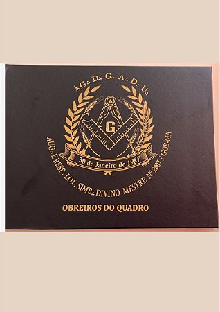 LIVRO DE VISITANTES + LIVRO DE OBREIROS DO QUADRO
