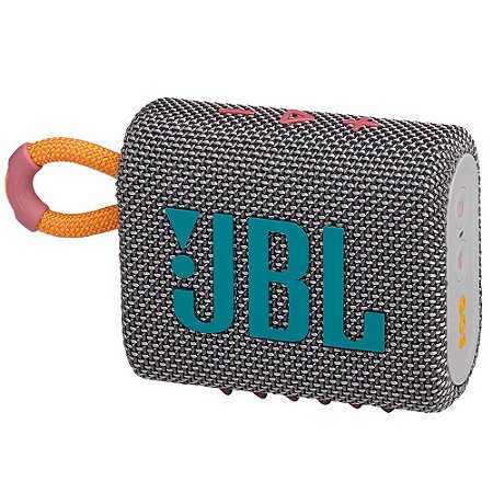 Caixa de Som Bluetooth JBL GO 3 Cinza
