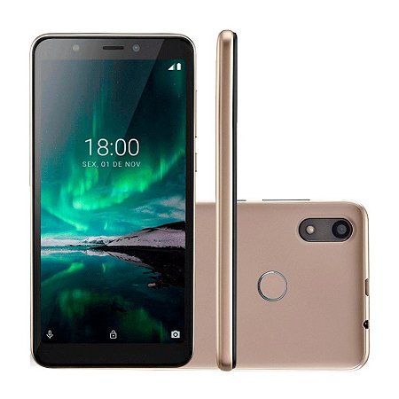 Smartphone Multilaser F Pro 4G 16GB Android 9, P9119 Dourado