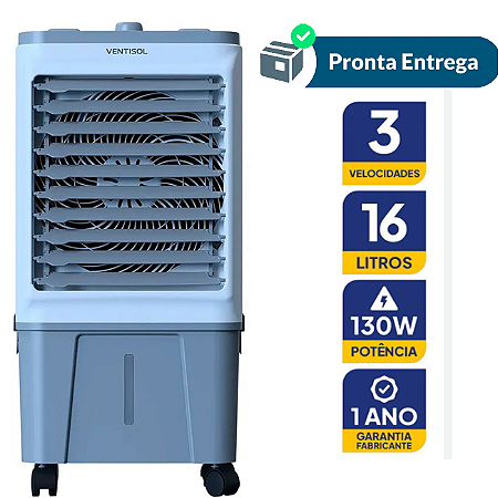 Climatizador Ventisol CLI16, 16 litros, 130W 127V