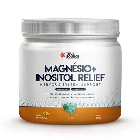 True Magnesio + Inositol Relief 300 Gr - Sabor Lemonade