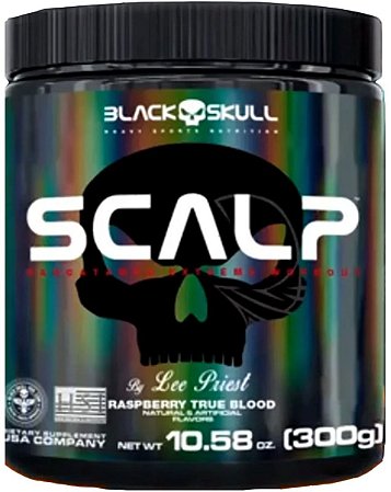 Pre Treino Scalp 300 Gr Black Skull - Strong Now Suplementos