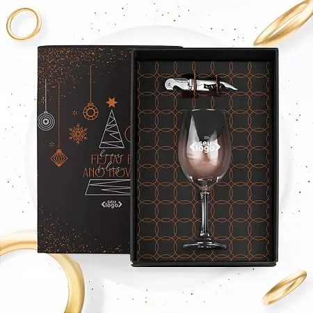 Kit Vinho Com Abridor - 2 Pçs
