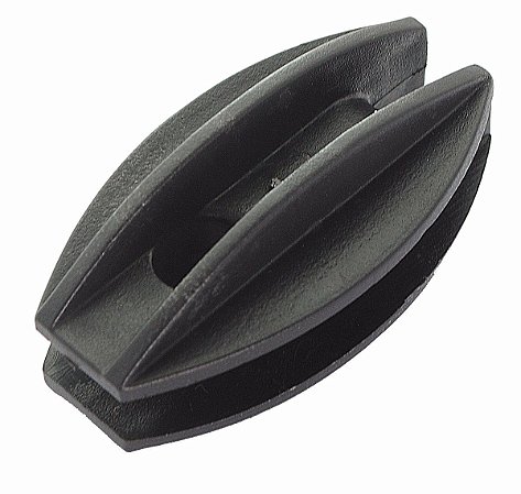 Isolador Castanha - Cerca Elétrica - Preto