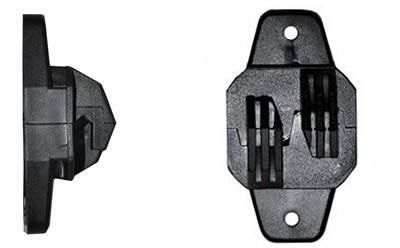 Isolador Cerca Elétrica Tipo W Preto