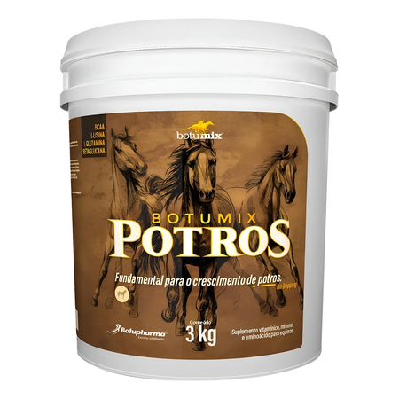 Botumix Potros 3 Kg - Botupharma ( Crescimento De Potros )