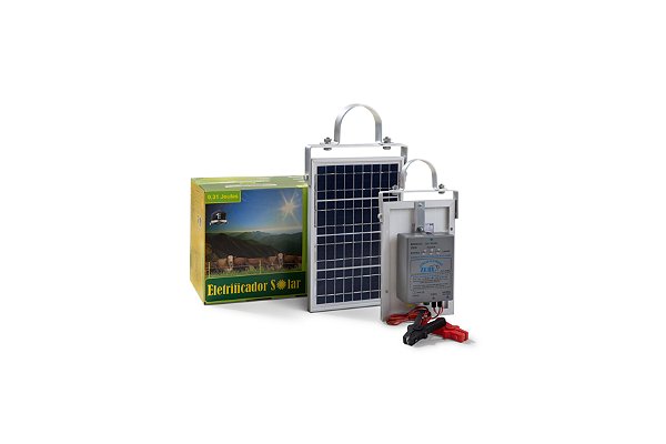 Eletrificador Rural Solar ZS20 35km 0,31Joules Raio de Ação 2.100 Metros ZEBU