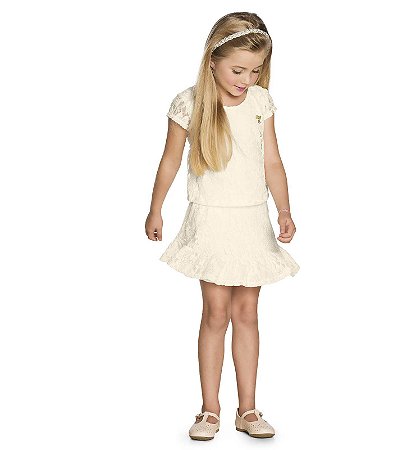 conjunto saia e blusa juvenil