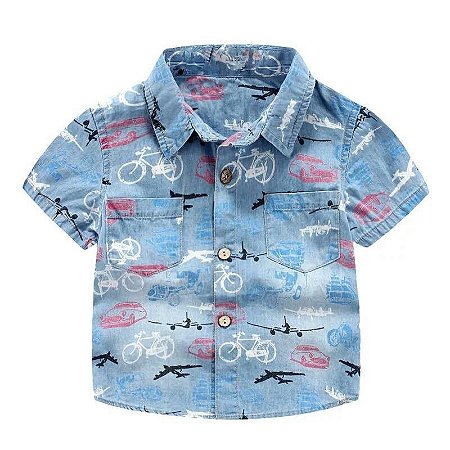 camisa jeans baby