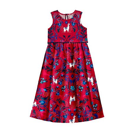 vestido infanto juvenil longo