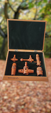 KIT COLEÇÃO APITO PIOS ARTESANAL PROFISSIONAL TAMPA DE MADEIRA OBSERVAÇÃO DE AVES BRASILEIRAS SILVESTRES MAURÍLIO COELHO ECO BRINDE C 6