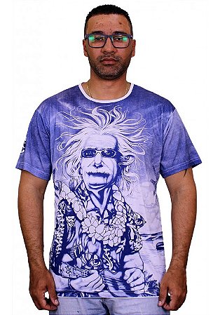 Camiseta Indiana Unissex Surfista Albert Einstein