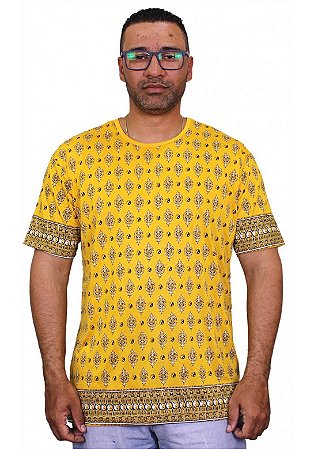 Camiseta Indiana Unissex Tao Amarela