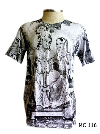 Camiseta Indiana Masculina Lakshmi e Vishnu
