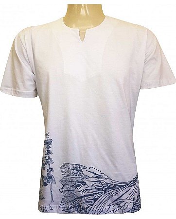 camisa branca indiana masculina