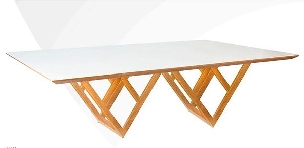 MESA JANTAR BRASILIA RETANGULAR 2,60X1,20 CS