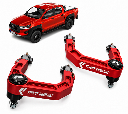BANDEJA SUPERIOR LIFT ALUMÍNIO FORJADO TOYOTA HILUX 2005 A 2026
