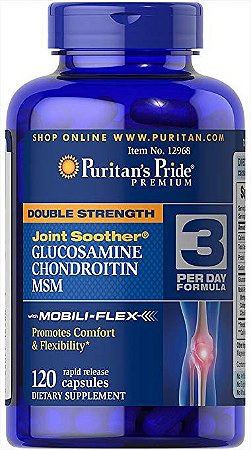 GLUCOSAMINA E CONDROITINA (1500MG-CAPS) PURITAN´S PRIDE