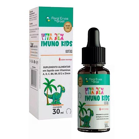 Vita Rex Imuno Kids Gotas 30ml - Floral Ervas