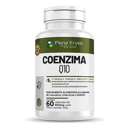 Coenzima Q10 600mg 60 cápsulas - Floral Ervas