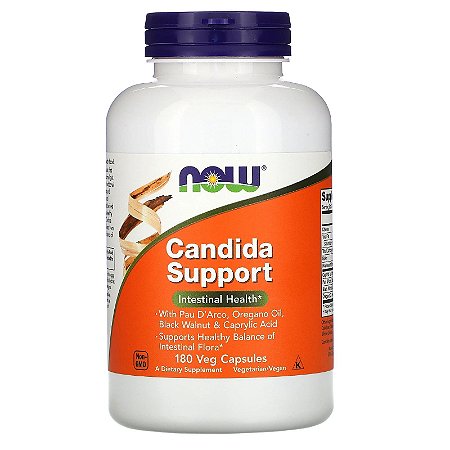 Suplemento Alimentar Candida Support 180 Cápsulas - Now Foods