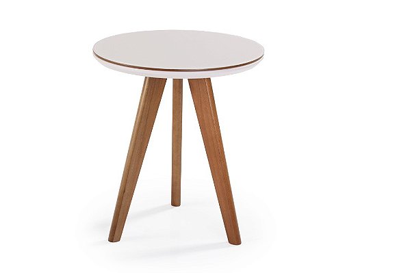 Mesa Lateral Baixa Brilliant c/ Vidro 52