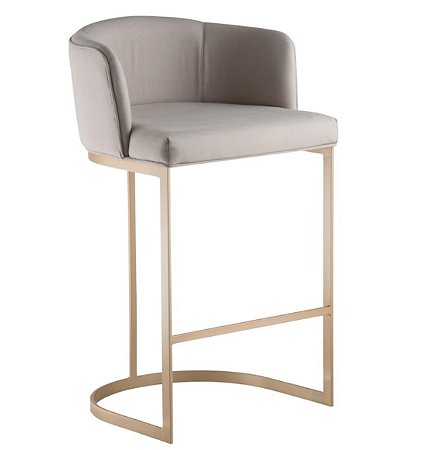 Banqueta Inesa 1564I  Inox Golden