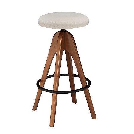 Banqueta Beja Giratória Alta