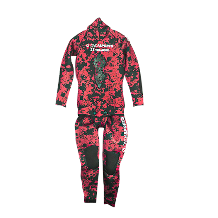 Roupa de Mergulho Onda Sports Neoprene YMMT® 3mm CAMO RED - M
