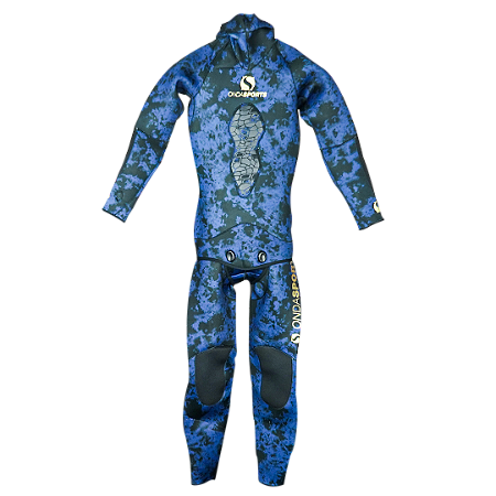 Roupa de Mergulho Onda Sports Neoprene Jako® 3mm CAMO BLUE -XXL