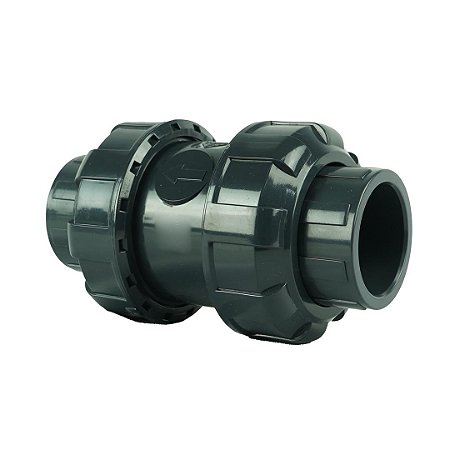 SANKING VALVULA DE RETENCAO C/ UNIAO SOLDAVEL 3/4" UPVC CINZA 25MM