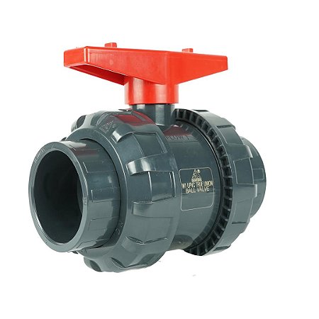 SANKING REG DE ESFERA C/ UNIAO DUPLA SOLDAVEL 1-1/4" UPVC CINZA 40MM