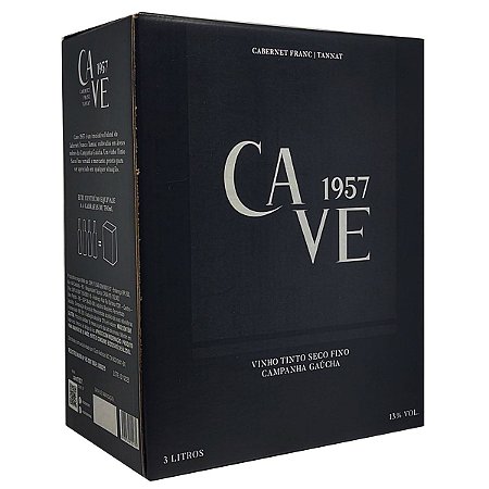 Vinho Cave 1957 Campanha Gaúcha Bag in Box 3 Litros