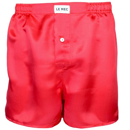 Cueca Samba Canção SEDA vermelha VENEZA  100% seda pura